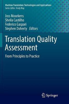 Translation Quality Assessment: From Principles to Practice - cover