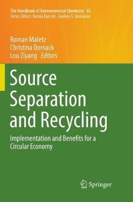 Source Separation and Recycling: Implementation and Benefits for a Circular Economy - cover