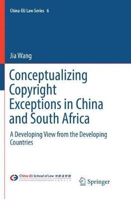 Conceptualizing Copyright Exceptions in China and South Africa: A Developing View from the Developing Countries - Jia Wang - cover