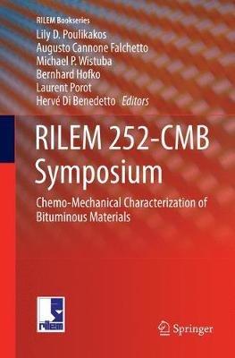 RILEM 252-CMB Symposium: Chemo-Mechanical Characterization of Bituminous Materials - cover