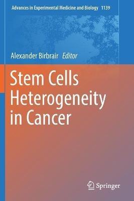 Stem Cells Heterogeneity in Cancer - cover