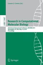 Research in Computational Molecular Biology: 23rd Annual International Conference, RECOMB 2019, Washington, DC, USA, May 5-8, 2019, Proceedings