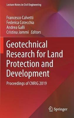 Geotechnical Research for Land Protection and Development: Proceedings of CNRIG 2019 - cover