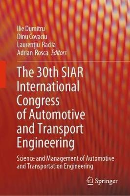 The 30th SIAR International Congress of Automotive and Transport Engineering: Science and Management of Automotive and Transportation Engineering - cover