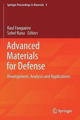 Advanced Materials for Defense: Development, Analysis and Applications - cover