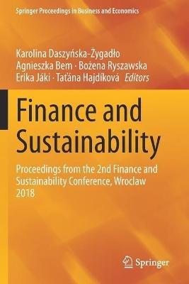 Finance and Sustainability: Proceedings from the 2nd Finance and Sustainability Conference, Wroclaw 2018 - cover