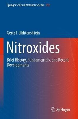Nitroxides: Brief History, Fundamentals, and Recent Developments - Gertz I. Likhtenshtein - cover