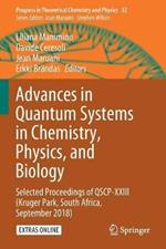 Advances in Quantum Systems in Chemistry, Physics, and Biology: Selected Proceedings of QSCP-XXIII (Kruger Park, South Africa, September 2018)