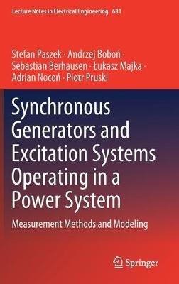 Synchronous Generators and Excitation Systems Operating in a Power System: Measurement  Methods and Modeling - Stefan Paszek,Andrzej Bobon,Sebastian Berhausen - cover