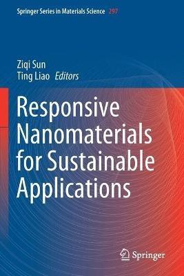 Responsive Nanomaterials for Sustainable Applications - cover