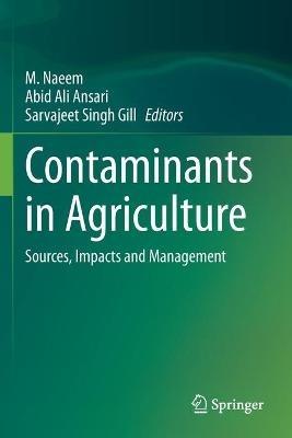Contaminants in Agriculture: Sources, Impacts and Management - cover