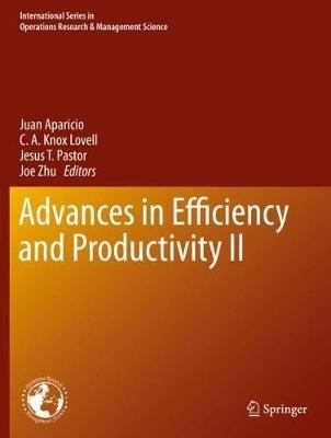 Advances in Efficiency and Productivity II - cover