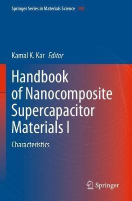 Handbook of Nanocomposite Supercapacitor Materials I: Characteristics - cover