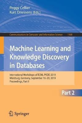 Machine Learning and Knowledge Discovery in Databases: International Workshops of ECML PKDD 2019, Würzburg, Germany, September 16–20, 2019, Proceedings, Part II - cover