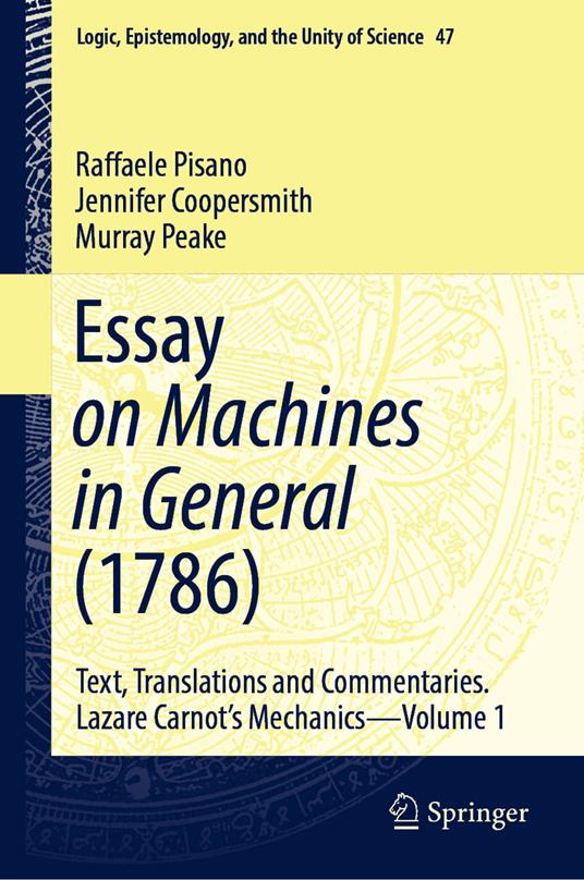 Essay on Machines in General (1786)