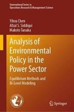 Analysis of Environmental Policy in the Power Sector: Equilibrium Methods and Bi-Level Modeling