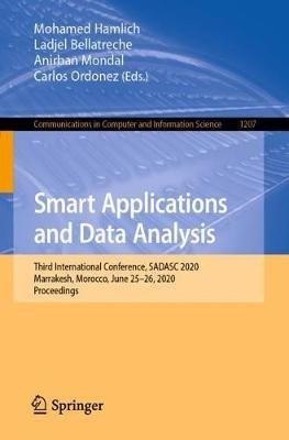 Smart Applications and Data Analysis: Third International Conference, SADASC 2020, Marrakesh, Morocco, June 25–26, 2020, Proceedings - cover