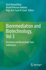 Bioremediation and Biotechnology, Vol 3