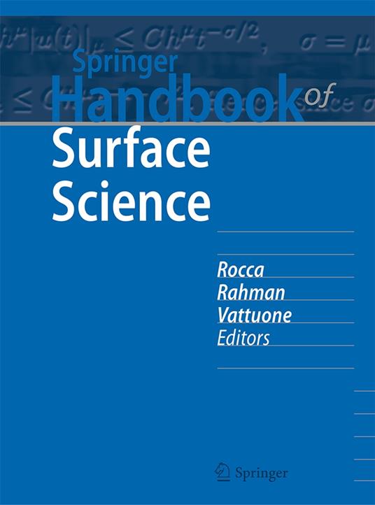 Springer Handbook of Surface Science