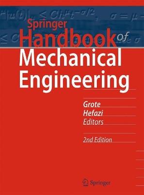 Springer Handbook of Mechanical Engineering - cover