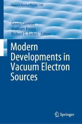 Modern Developments in Vacuum Electron Sources - cover