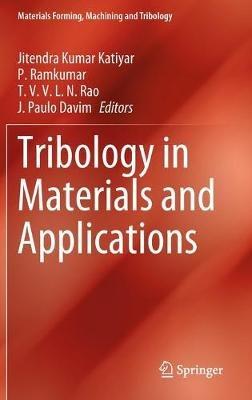 Tribology in Materials and Applications - cover
