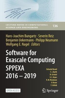 Software for Exascale Computing - SPPEXA 2016-2019 - cover