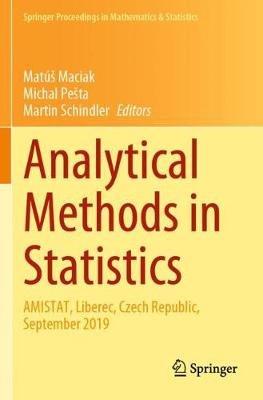 Analytical Methods in Statistics: AMISTAT, Liberec, Czech Republic, September 2019 - cover