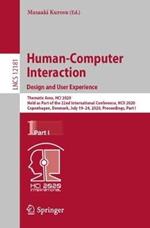 Human-Computer Interaction. Design and User Experience: Thematic Area, HCI 2020, Held as Part of the 22nd International Conference, HCII 2020, Copenhagen, Denmark, July 19–24, 2020, Proceedings, Part I