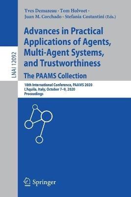 Advances in Practical Applications of Agents, Multi-Agent Systems, and Trustworthiness. The PAAMS Collection: 18th International Conference, PAAMS 2020, L'Aquila, Italy, October 7–9, 2020, Proceedings - cover