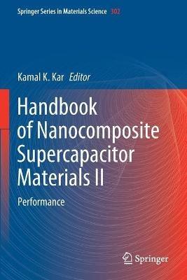 Handbook of Nanocomposite Supercapacitor Materials II: Performance - cover