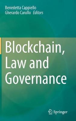 Blockchain, Law and Governance - cover