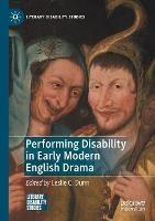 Performing Disability in Early Modern English Drama - cover