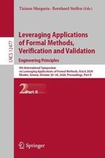Leveraging Applications of Formal Methods, Verification and Validation: Engineering Principles: 9th International Symposium on Leveraging Applications of Formal Methods, ISoLA 2020, Rhodes, Greece, October 20–30, 2020, Proceedings, Part II