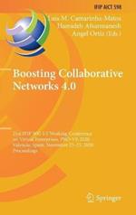Boosting Collaborative Networks 4.0: 21st IFIP WG 5.5 Working Conference on Virtual Enterprises, PRO-VE 2020, Valencia, Spain, November 23–25, 2020, Proceedings