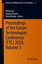 Proceedings of the Future Technologies Conference (FTC) 2020, Volume 3