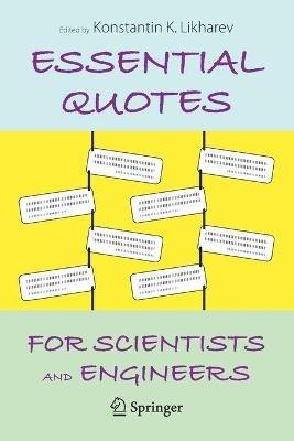 Essential Quotes for Scientists and Engineers - cover