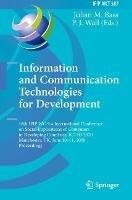 Information and Communication Technologies for Development: 16th IFIP WG 9.4 International Conference on Social Implications of Computers in Developing Countries, ICT4D 2020, Manchester, UK, June 10–11, 2020, Proceedings - cover