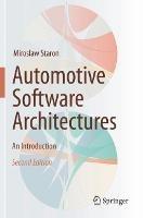 Automotive Software Architectures: An Introduction - Miroslaw Staron - cover