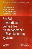 5th EAI International Conference on Management of Manufacturing Systems - cover