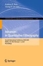 Advances in Quantitative Ethnography: Second International Conference, ICQE 2020, Malibu, CA, USA, February 1-3, 2021, Proceedings
