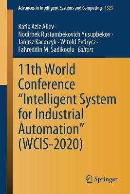 11th World Conference “Intelligent System for Industrial Automation” (WCIS-2020) - cover