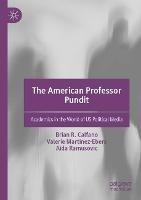 The American Professor Pundit: Academics in the World of US Political Media - Brian R. Calfano,Valerie Martinez-Ebers,Aida Ramusovic - cover