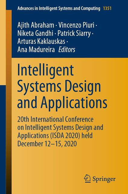 Intelligent Systems Design and Applications