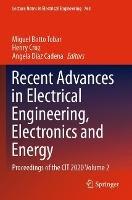 Recent Advances in Electrical Engineering, Electronics and Energy: Proceedings of the CIT 2020 Volume 2 - cover