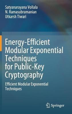 Energy-Efficient Modular Exponential Techniques for Public-Key Cryptography: Efficient Modular Exponential Techniques - Satyanarayana Vollala,N. Ramasubramanian,Utkarsh Tiwari - cover