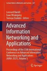 Advanced Information Networking and Applications: Proceedings of the 35th International Conference on Advanced Information Networking and Applications (AINA-2021), Volume 3