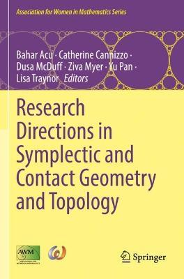 Research Directions in Symplectic and Contact Geometry and Topology - cover
