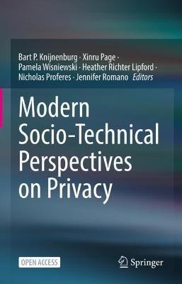 Modern Socio-Technical Perspectives on Privacy - cover