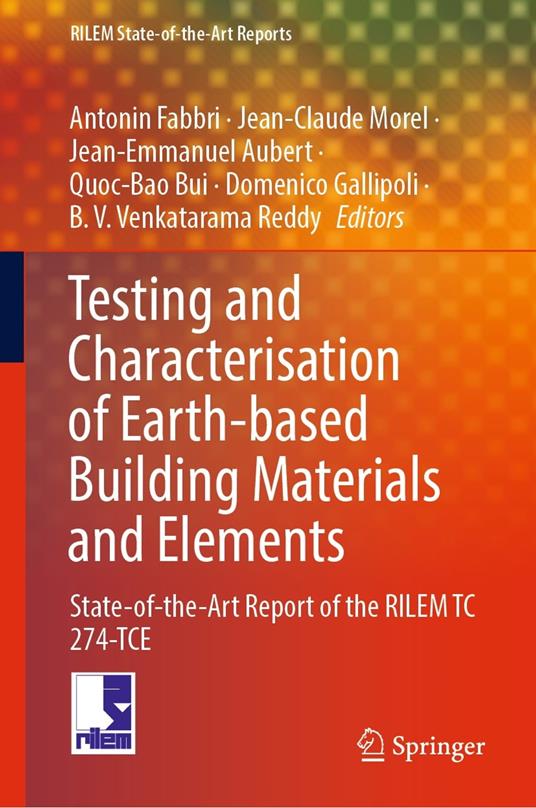 Testing and Characterisation of Earth-based Building Materials and Elements